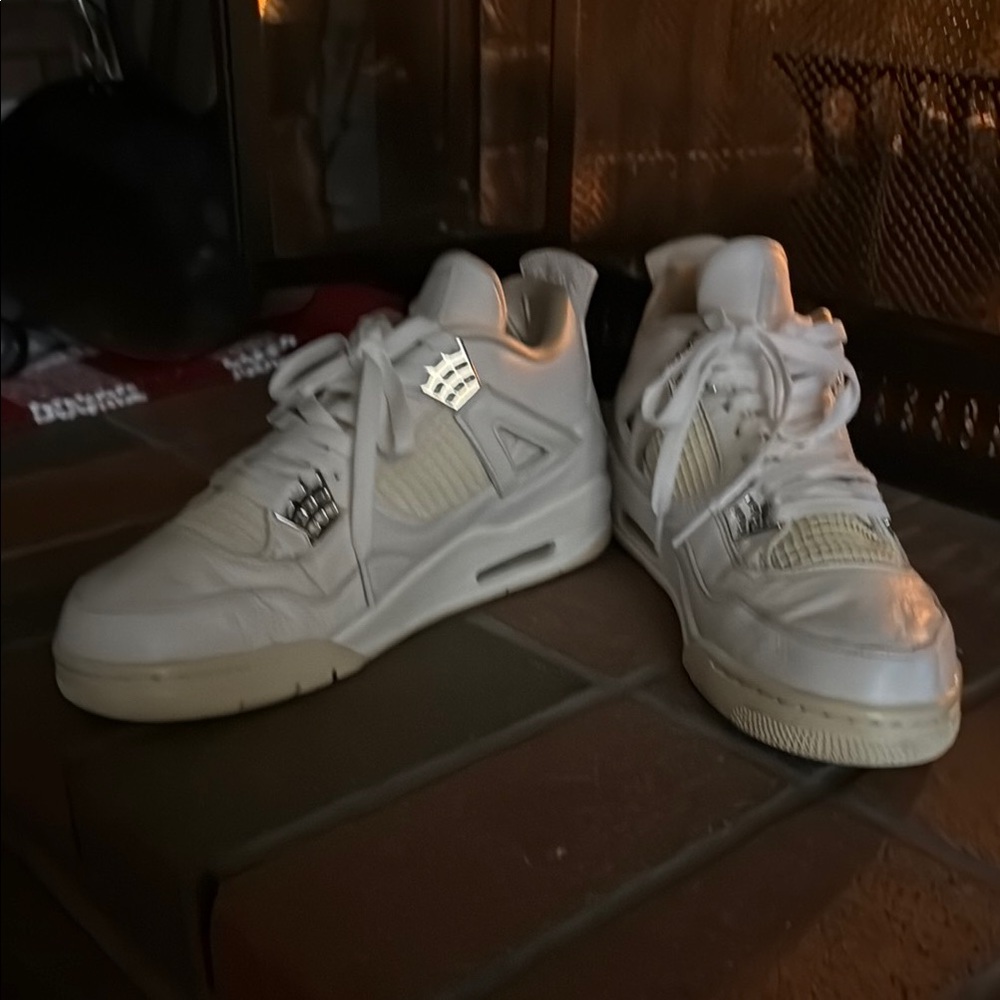 Nike Air Jordan 4 Retro “Pure Money” 2017 White Signature Footwear Men’s 11